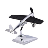 Solar powered car mounted airplane ornament