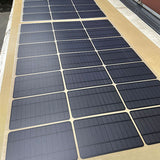 Solar PET frosted laminated board