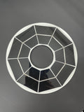 Circular solar photovoltaic panel